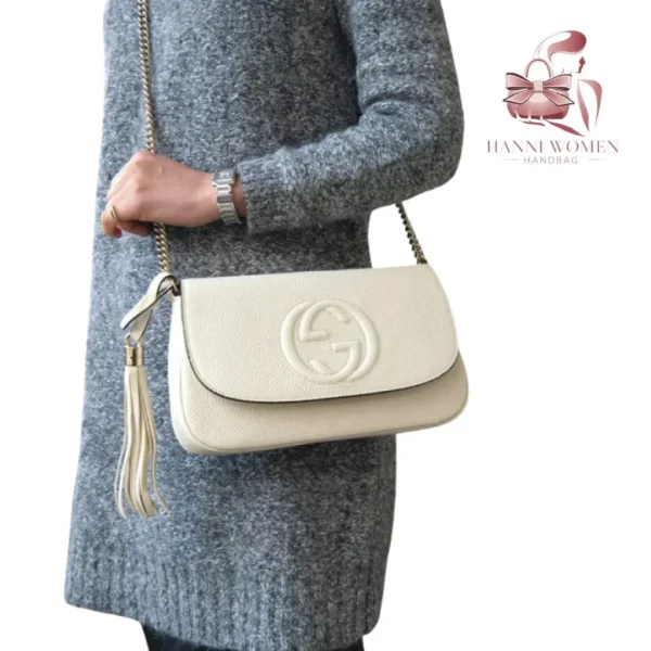 Gucci Ivory Crossbody Bag